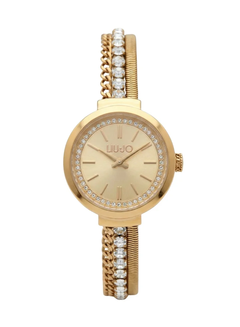 ليو جو طقم ساعة لي جو روز جولد